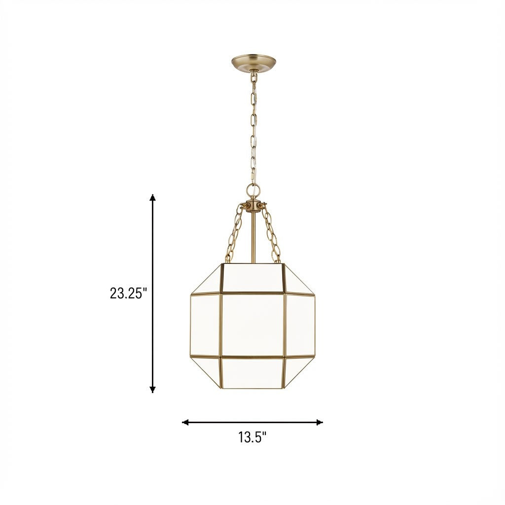 Visual Comfort Studio Canada - 5179453-848 - Three Light Lantern - Morrison - Satin Brass