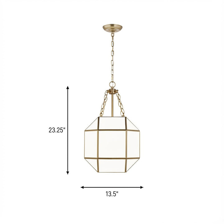 Visual Comfort Studio Canada - 5179453-848 - Three Light Lantern - Morrison - Satin Brass