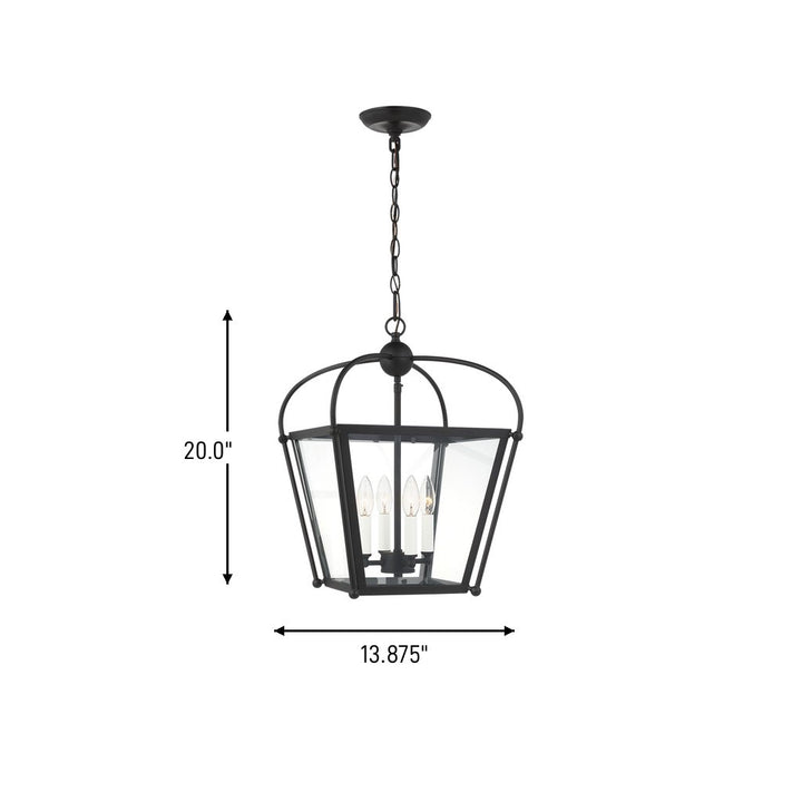 Visual Comfort Studio Canada - 5191004-112 - Four Light Foyer - Charleston - Midnight Black