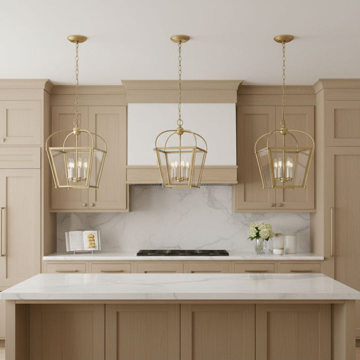 Visual Comfort Studio Canada - 5191004-848 - Four Light Foyer - Charleston - Satin Brass