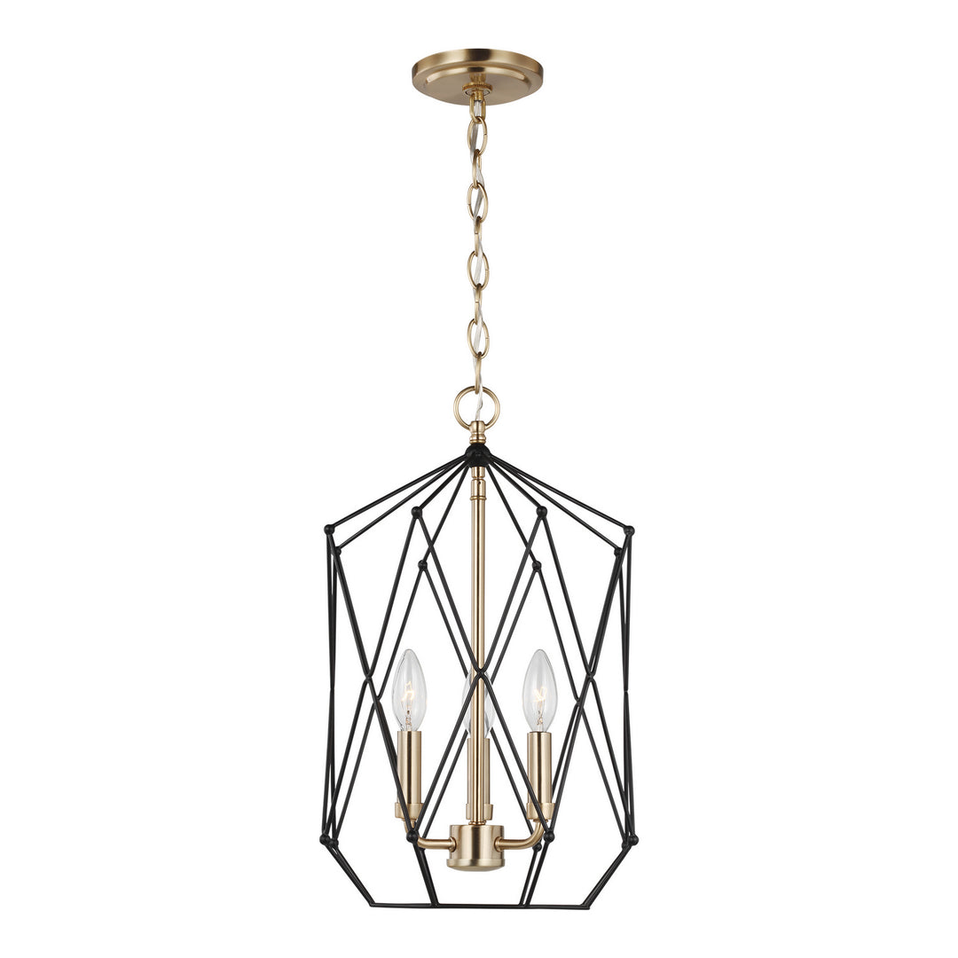 Visual Comfort Studio Canada - 5234103-848 - Three Light Lantern - Zarra - Satin Brass