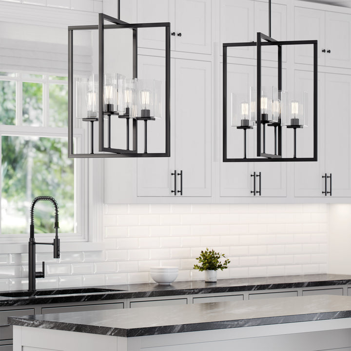 Generation Lighting Canada - 5241504-112 - Four Light Hall / Foyer - Mitte - Midnight Black