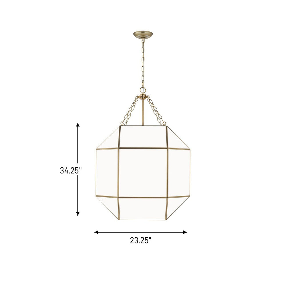 Visual Comfort Studio Canada - 5279454-848 - Four Light Lantern - Morrison - Satin Brass