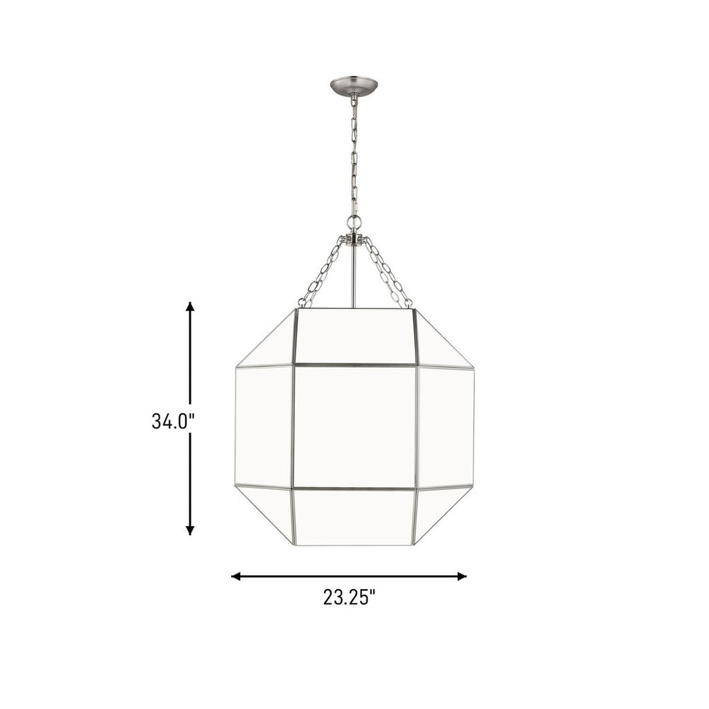Visual Comfort Studio Canada - 5279454-962 - Four Light Lantern - Morrison - Brushed Nickel