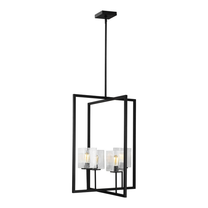 Generation Lighting Canada - 5341504-112 - Four Light Hall / Foyer - Mitte - Midnight Black