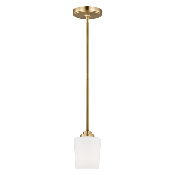 Generation Lighting Canada - 6102801-848 - One Light Mini-Pendant - Windom - Satin Brass