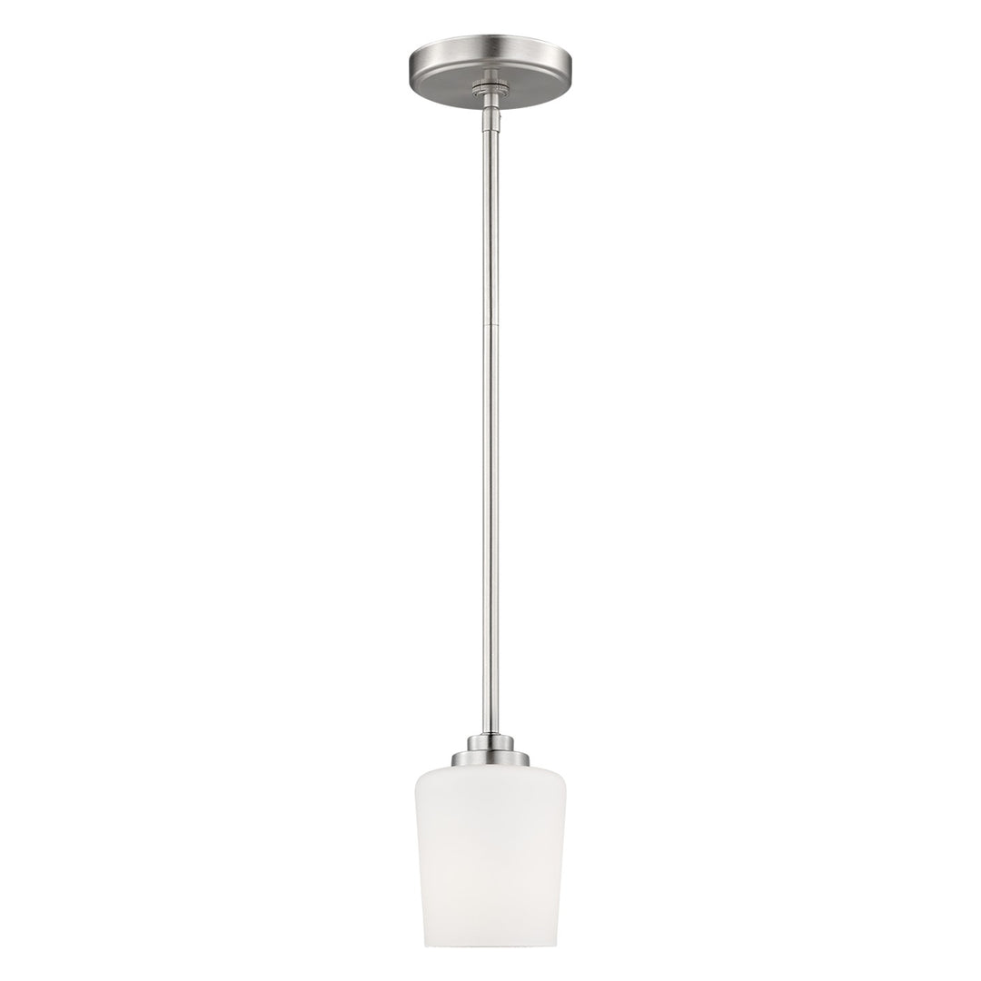 Generation Lighting Canada - 6102801-962 - One Light Mini-Pendant - Windom - Brushed Nickel
