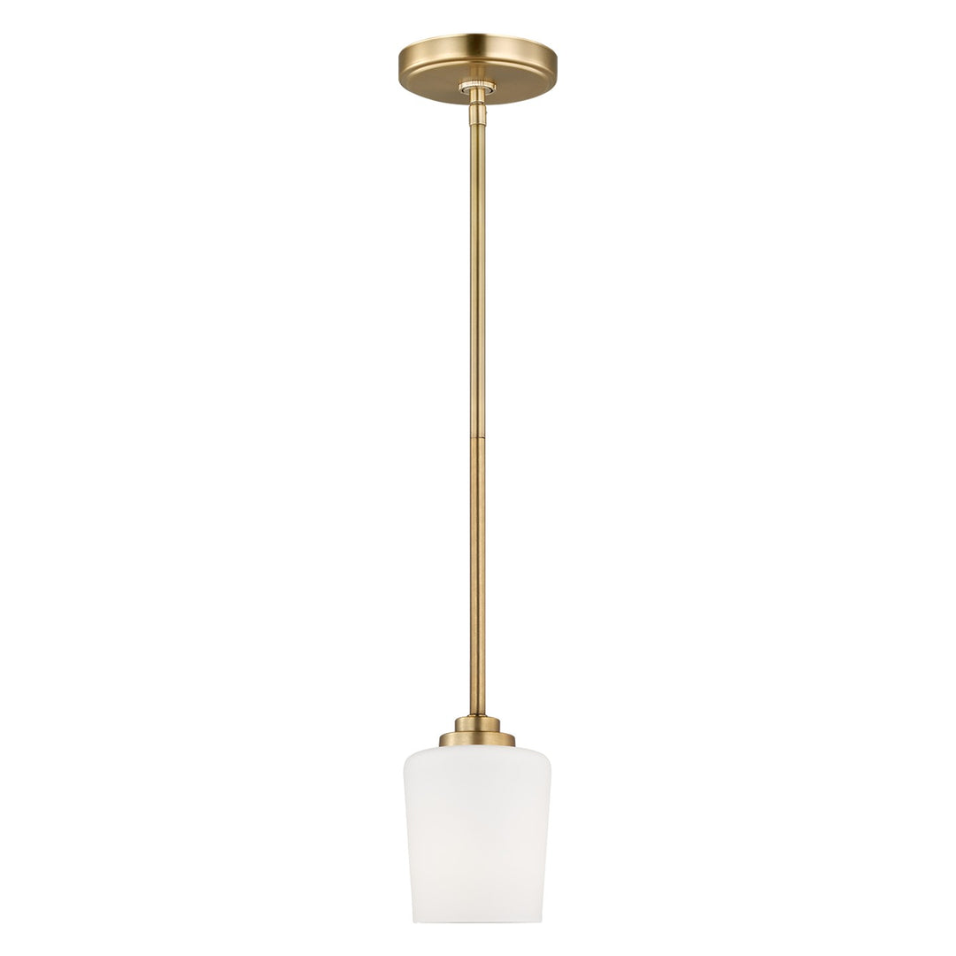 Generation Lighting Canada - 6102801EN3-848 - One Light Mini-Pendant - Windom - Satin Brass