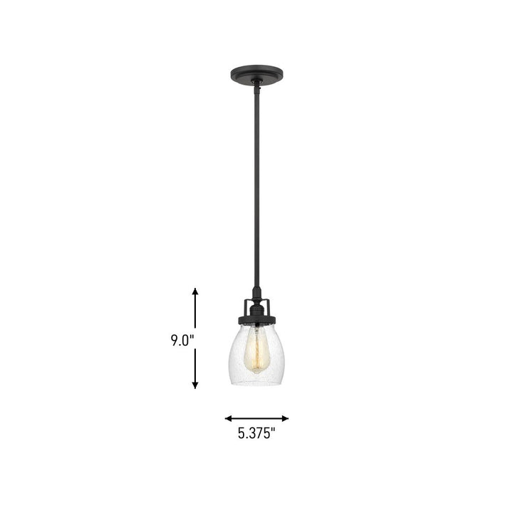 Generation Lighting Canada - 6114501-112 - One Light Mini-Pendant - Belton - Midnight Black