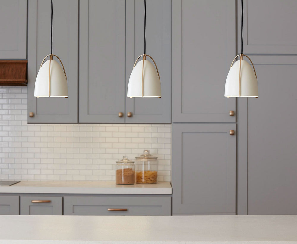 Visual Comfort Studio Canada - 6151801-848 - One Light Mini-Pendant - Norman - Satin Brass