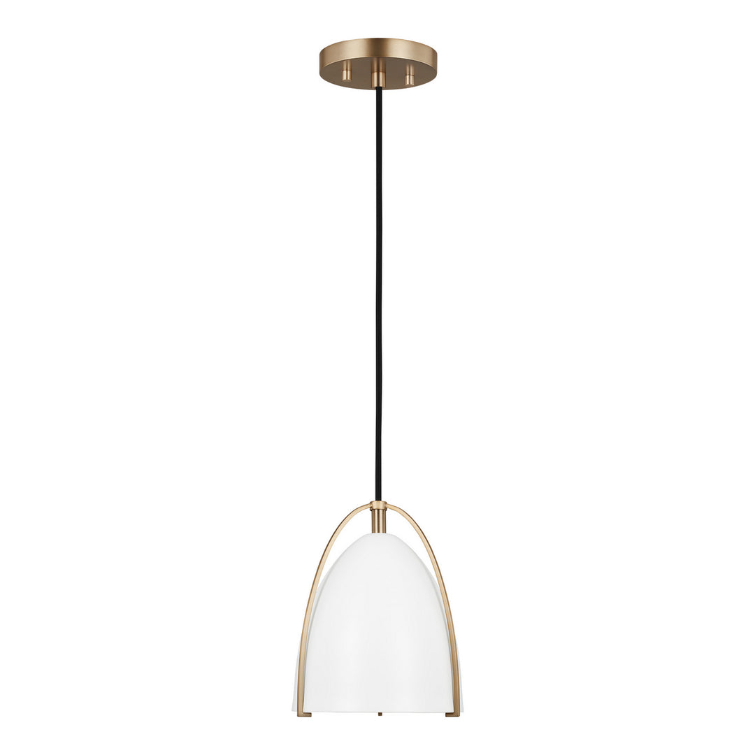 Visual Comfort Studio Canada - 6151801EN3-848 - One Light Mini-Pendant - Norman - Satin Brass