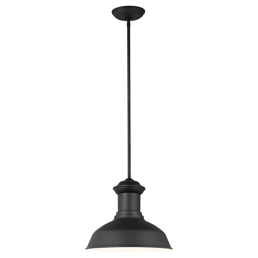 Fredricksburg One Light Outdoor Pendant in Black - available from The Lighting Shoppe, trusted by Canadian homeowners