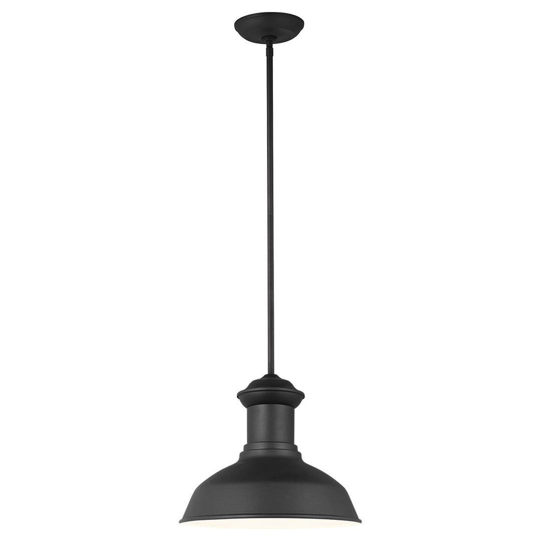 Fredricksburg One Light Outdoor Pendant in Black - available from The Lighting Shoppe, trusted by Canadian homeowners