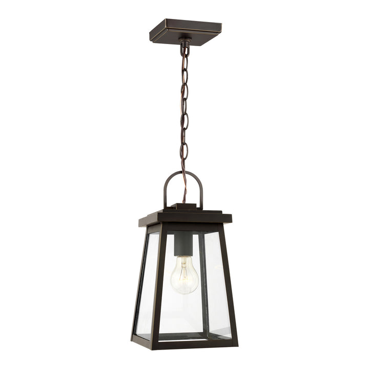 Founders One Light Outdoor Pendant in Antique Bronze - available from The Lighting Shoppe, trusted by Canadian homeowners