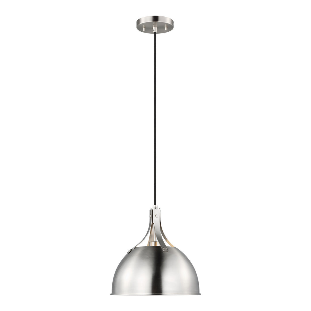 Visual Comfort Studio Canada - 6524201-962 - One Light Pendant - Rockland - Brushed Nickel