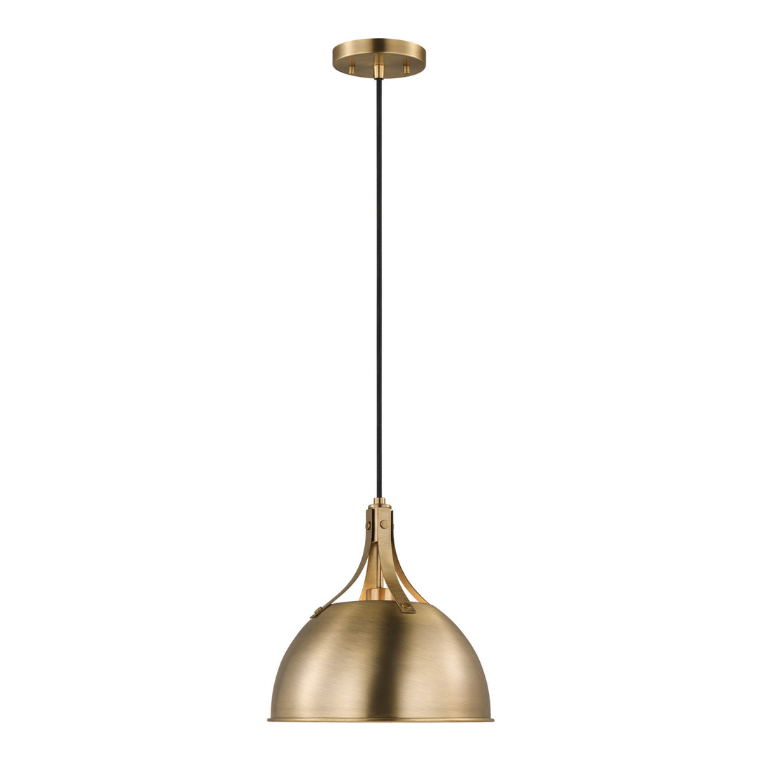Visual Comfort Studio Canada - 6524201EN3-848 - One Light Pendant - Rockland - Satin Brass