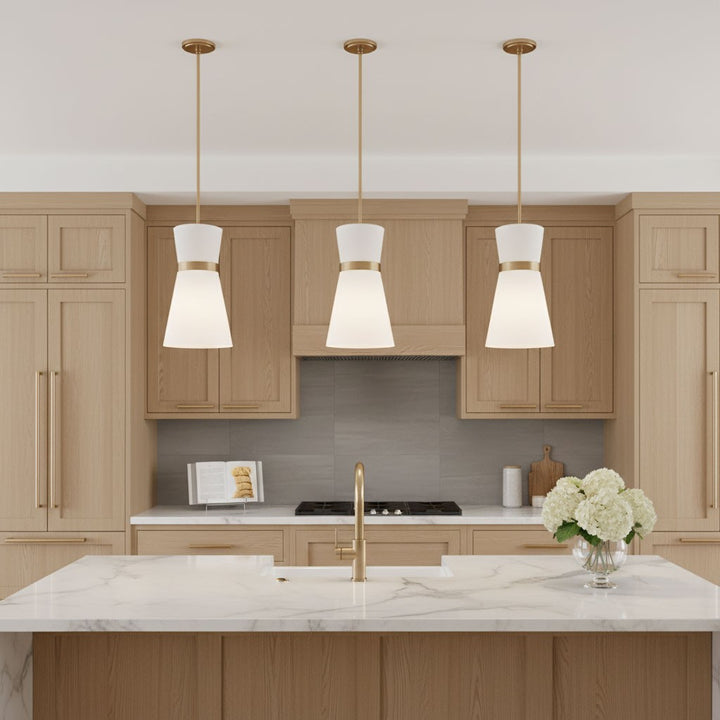Visual Comfort Studio Canada - 6590501-848 - One Light Pendant - Clark - Satin Brass