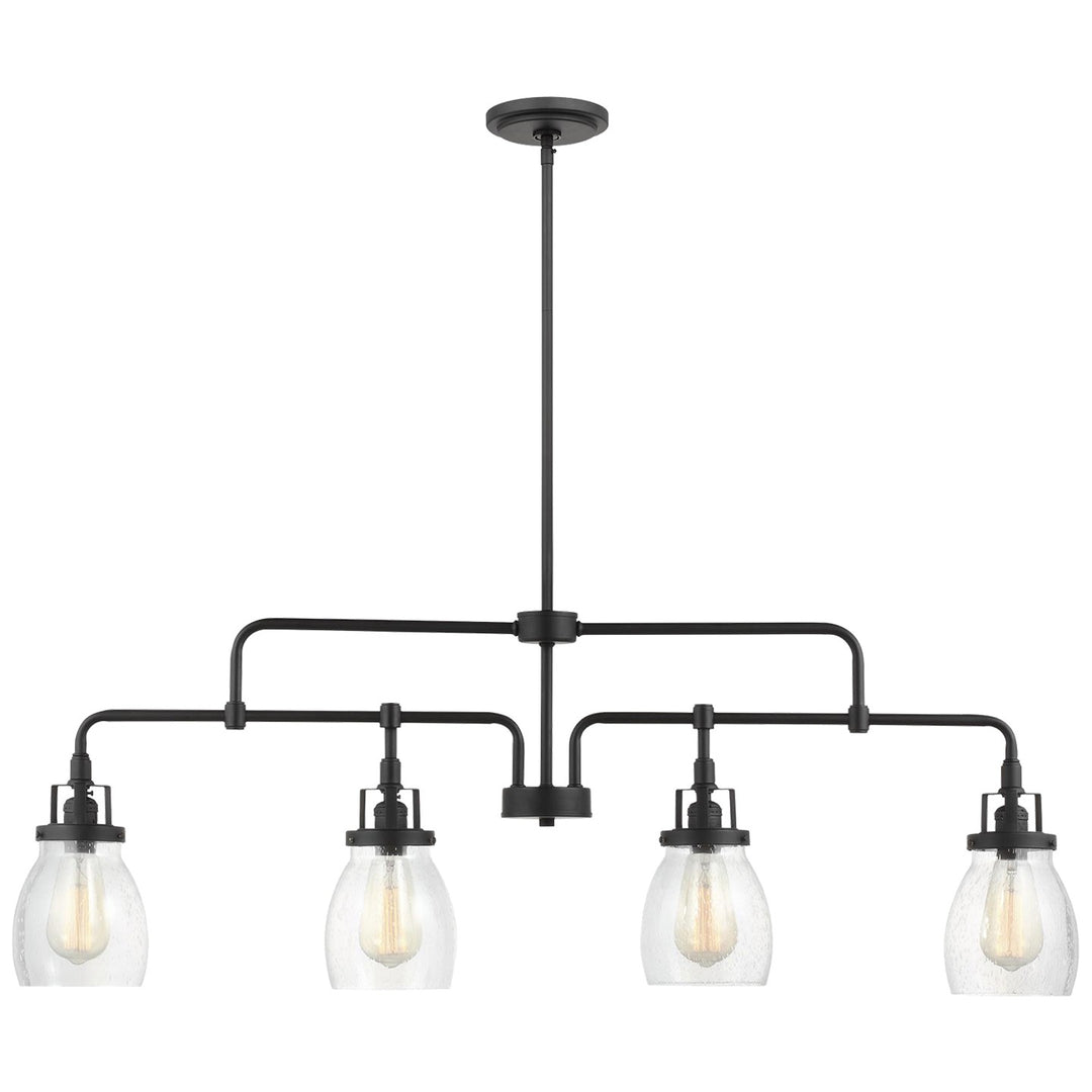 Generation Lighting Canada - 6614504-112 - Four Light Island Pendant - Belton - Midnight Black