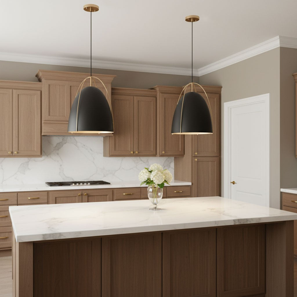 Visual Comfort Studio Canada - 6651701-848 - One Light Pendant - Norman - Satin Brass