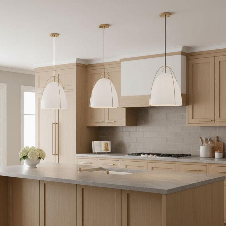 Visual Comfort Studio Canada - 6651801-848 - One Light Pendant - Norman - Satin Brass