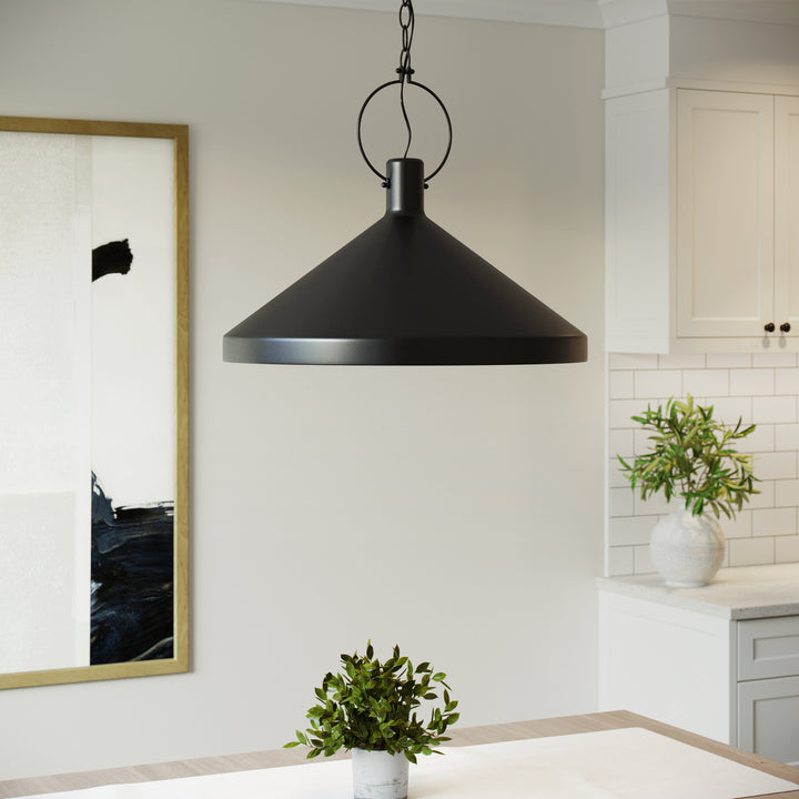 Visual Comfort Studio Canada - 6884901-112 - One Light Pendant - Lyon - Midnight Black