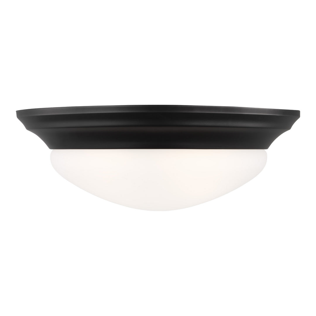Generation Lighting Canada - 75435EN3-112 - Two Light Flush Mount - Nash - Midnight Black