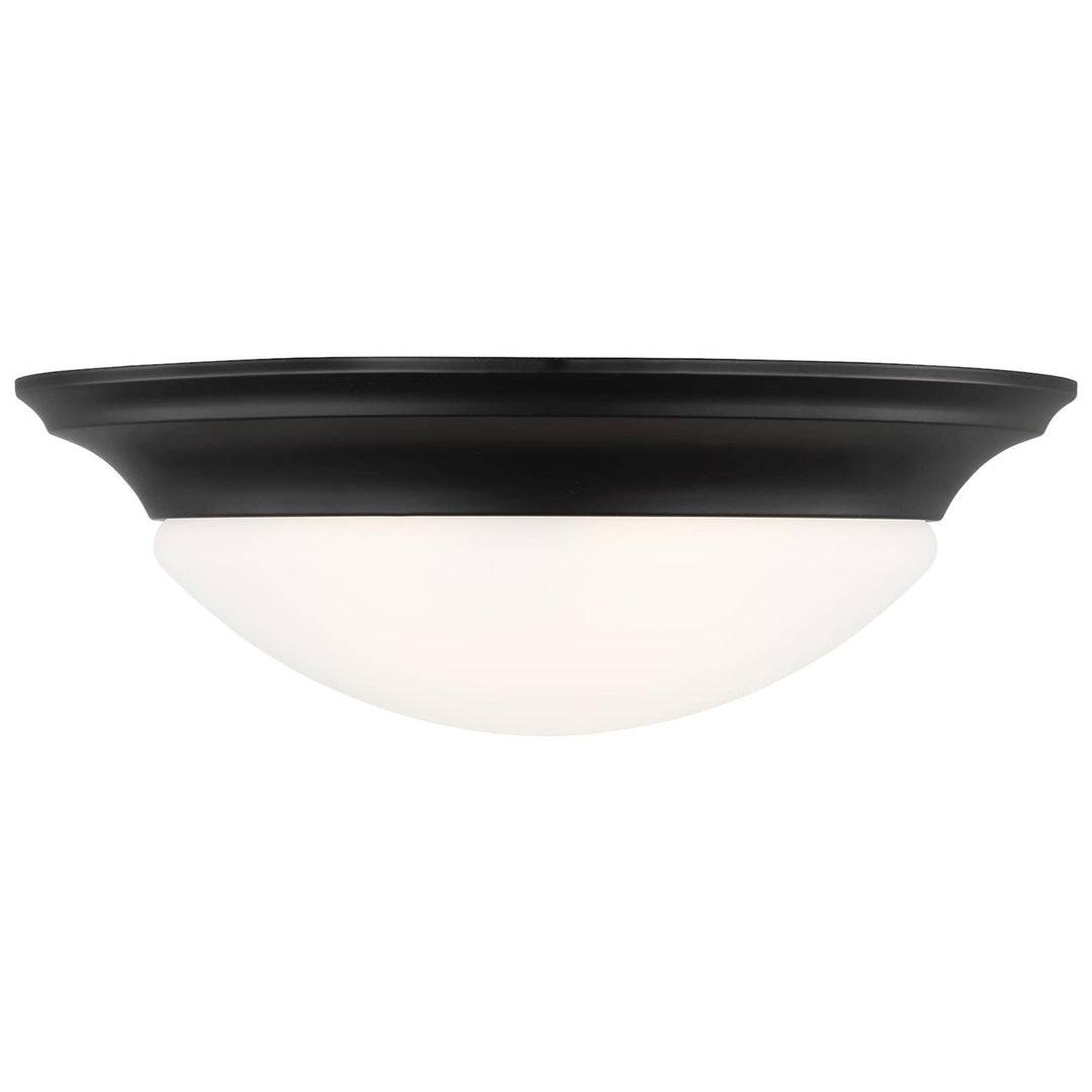 Generation Lighting Canada - 75436-112 - Three Light Flush Mount - Nash - Midnight Black