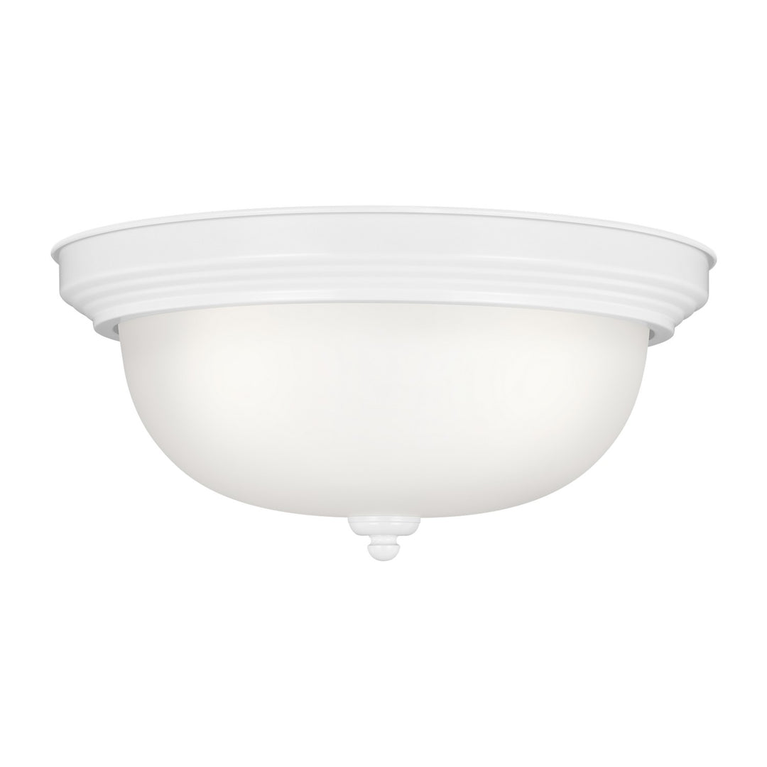 Generation Lighting Canada - 77065EN3-15 - Three Light Flush Mount - Geary - White