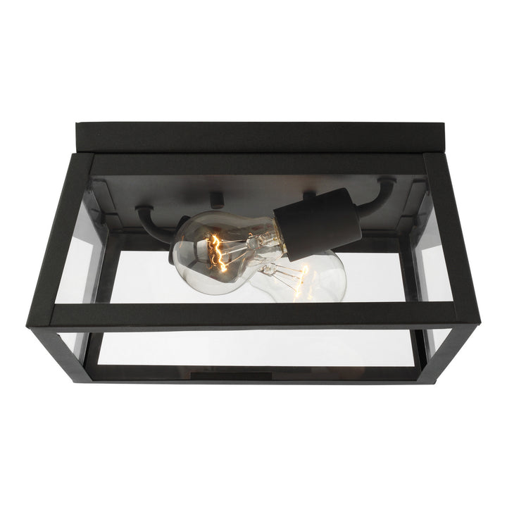 Visual Comfort Studio Canada - 7848402EN3-12 - Two Light Outdoor Flush Mount - Founders - Black