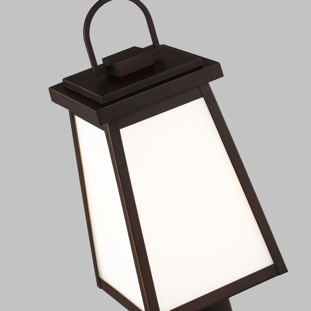 Visual Comfort Studio Canada - 8248401-71 - One Light Outdoor Post Lantern - Founders - Antique Bronze