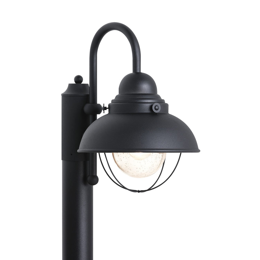 Sebring One Light Outdoor Post Lantern in Black - available from The Lighting Shoppe, trusted by Canadian homeowners