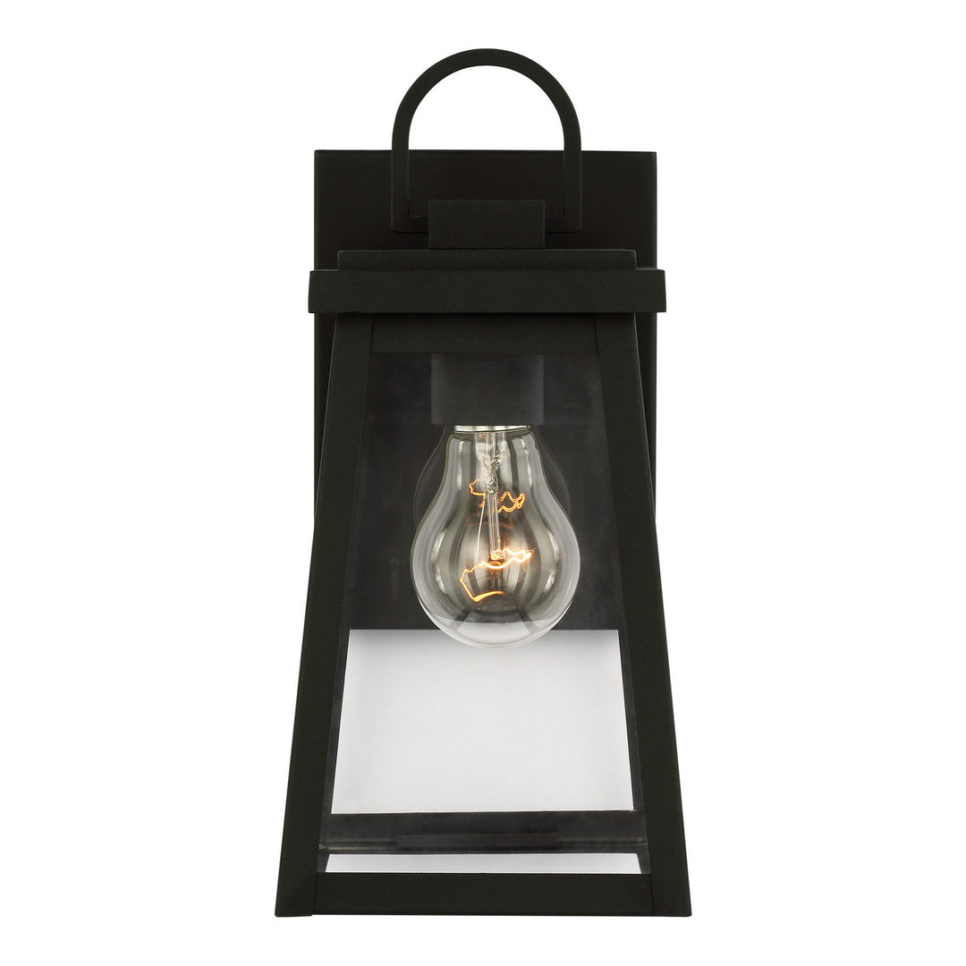 Founders One Light Outdoor Wall Lantern in Black - available from The Lighting Shoppe, trusted by Canadian homeowners