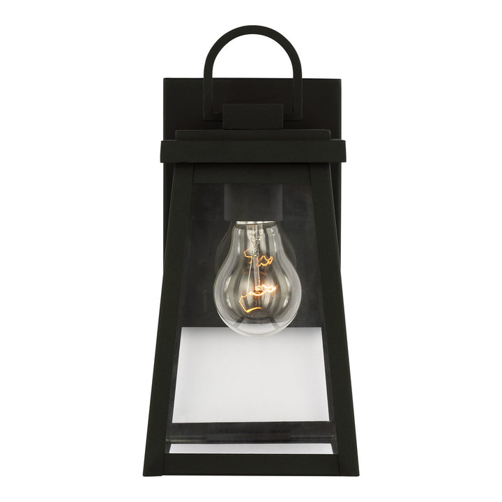 Founders One Light Outdoor Wall Lantern in Black - available from The Lighting Shoppe, trusted by Canadian homeowners