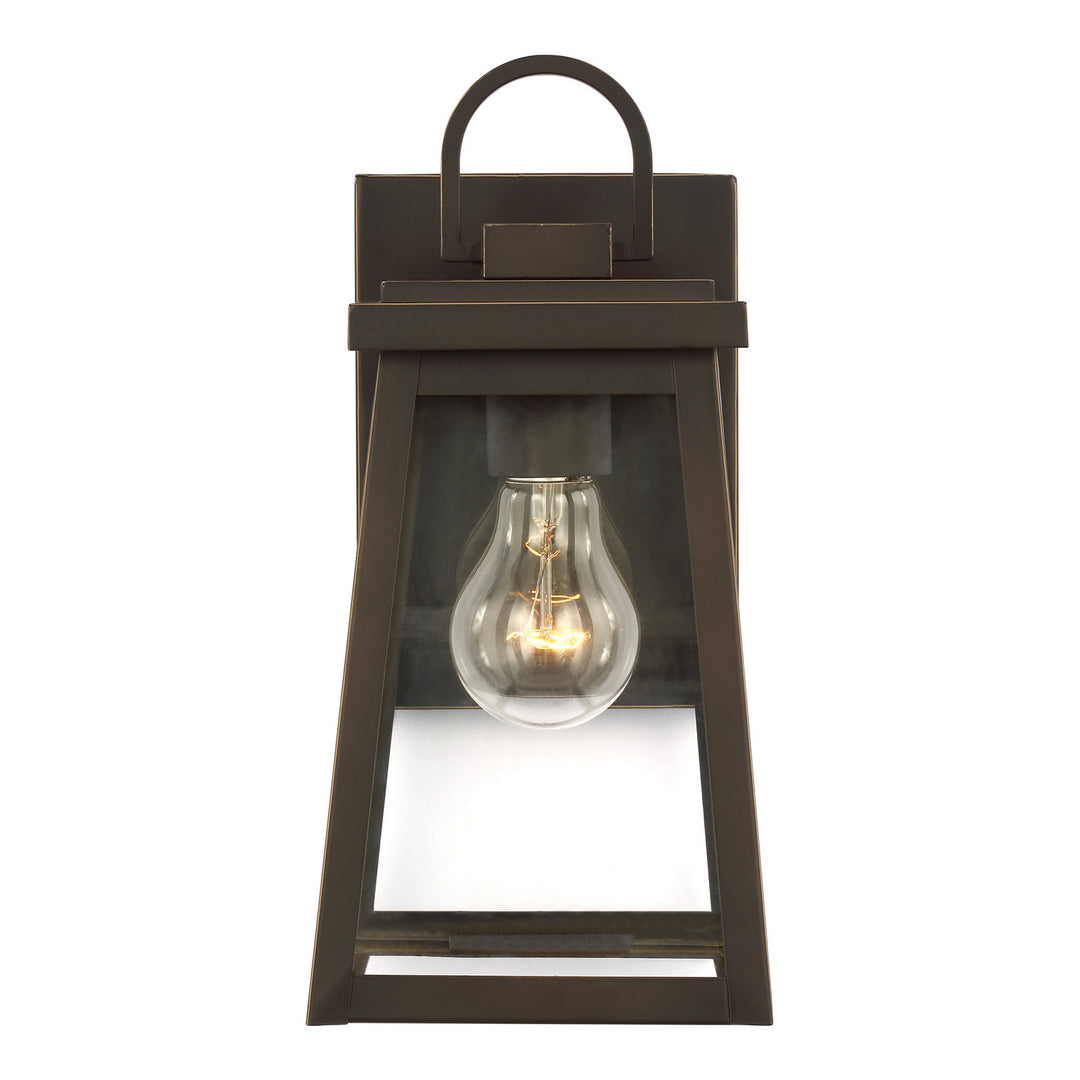 Founders One Light Outdoor Wall Lantern in Antique Bronze - available from The Lighting Shoppe, trusted by Canadian homeowners