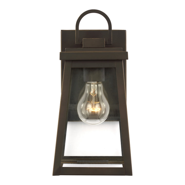 Founders One Light Outdoor Wall Lantern in Antique Bronze - available from The Lighting Shoppe, trusted by Canadian homeowners