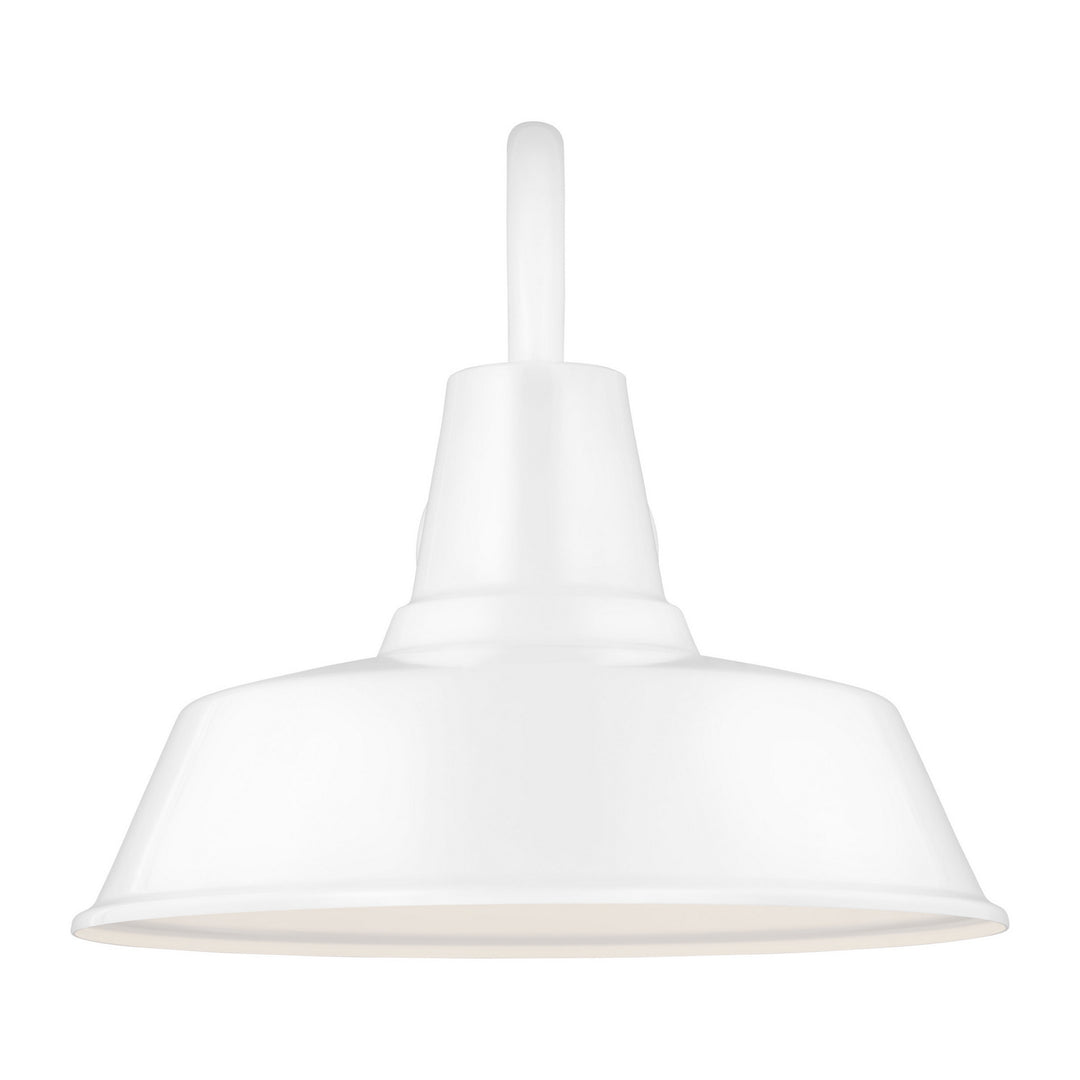 Barn Light One Light Outdoor Wall Lantern in White - available from The Lighting Shoppe, trusted by Canadian homeowners