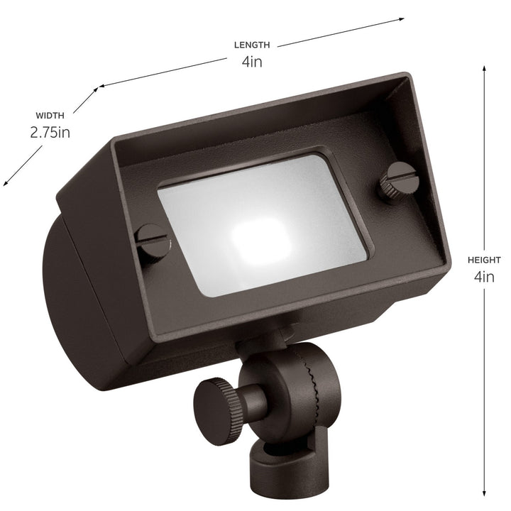 Kichler Canada - 15476AZT - One Light Mini Flood - Textured Architectural Bronze
