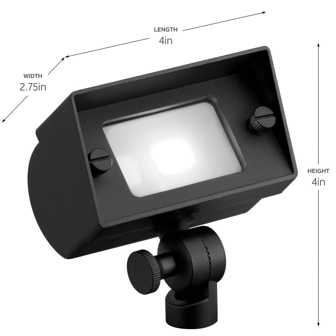 Kichler Canada - 15476BKT - One Light Mini Flood - Textured Black