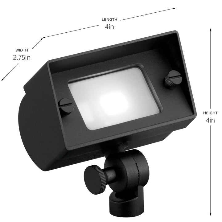 Kichler Canada - 15476BKT - One Light Mini Flood - Textured Black