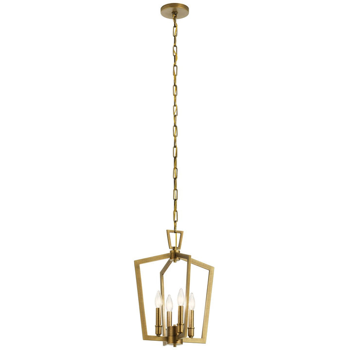 Kichler Canada - 43498NBR - Four Light Pendant - Abbotswell - Natural Brass