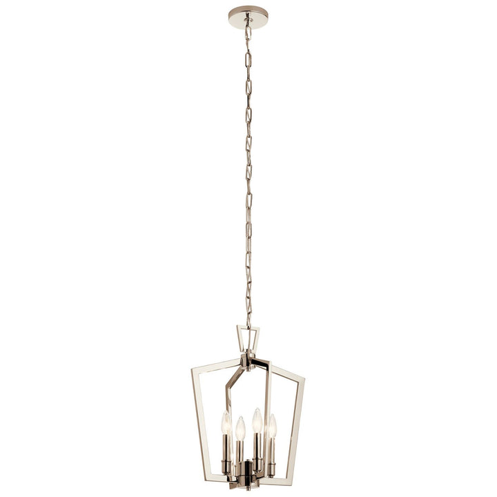 Kichler Canada - 43498PN - Four Light Pendant - Abbotswell - Polished Nickel