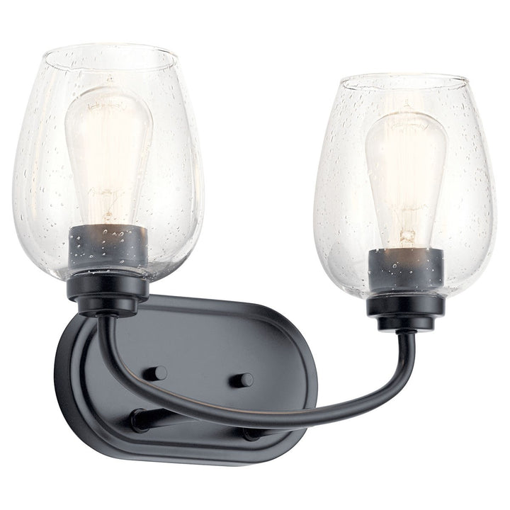 Kichler Canada - 45128BKCS - Two Light Bath - Valserrano - Black