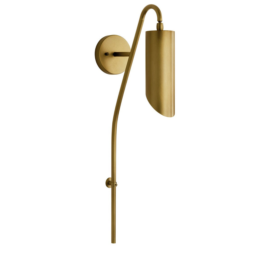 Trentino One Light Wall Sconce in Natural Brass - available from The Lighting Shoppe, trusted by Canadian homeowners