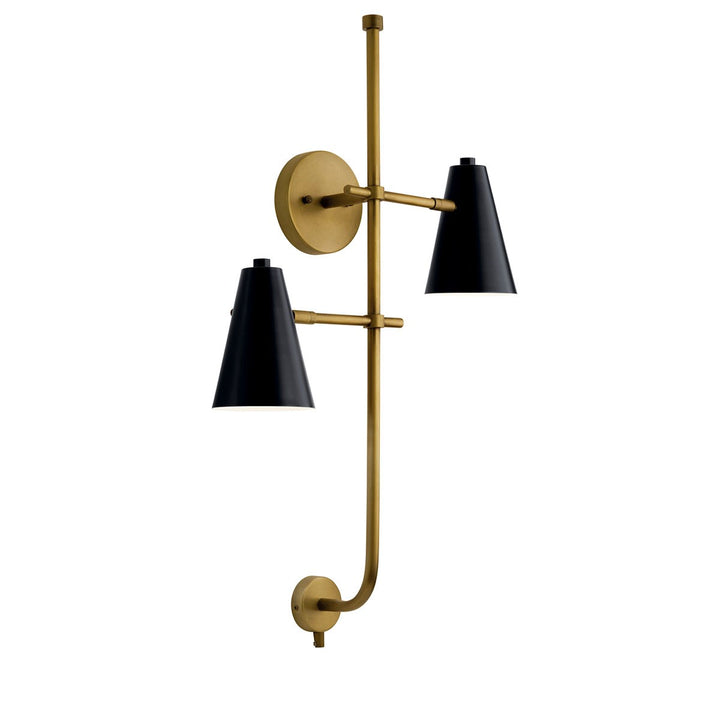 Kichler Canada - 52174BK - Two Light Wall Sconce - Sylvia - Black