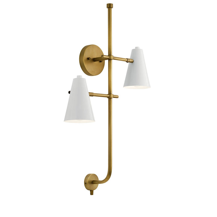 Kichler Canada - 52174WH - Two Light Wall Sconce - Sylvia - White