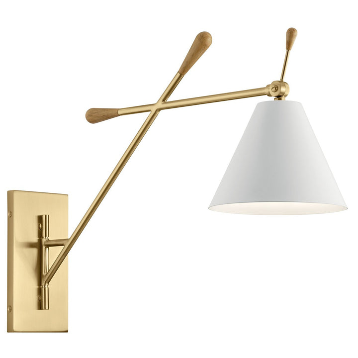 Kichler Canada - 52339CG - One Light Wall Sconce - Finnick - Champagne Gold