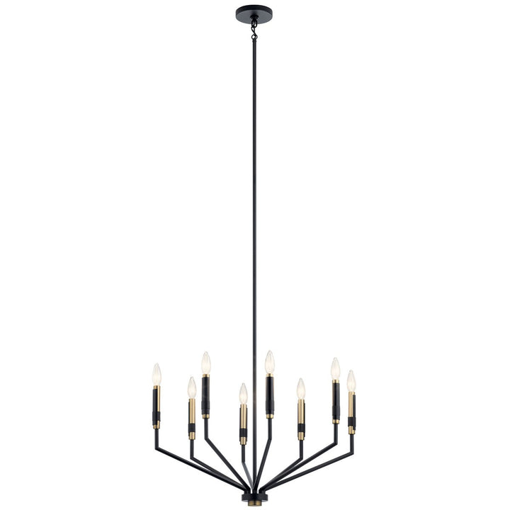 Kichler Canada - 52349BK - Eight Light Chandelier - Armand - Black