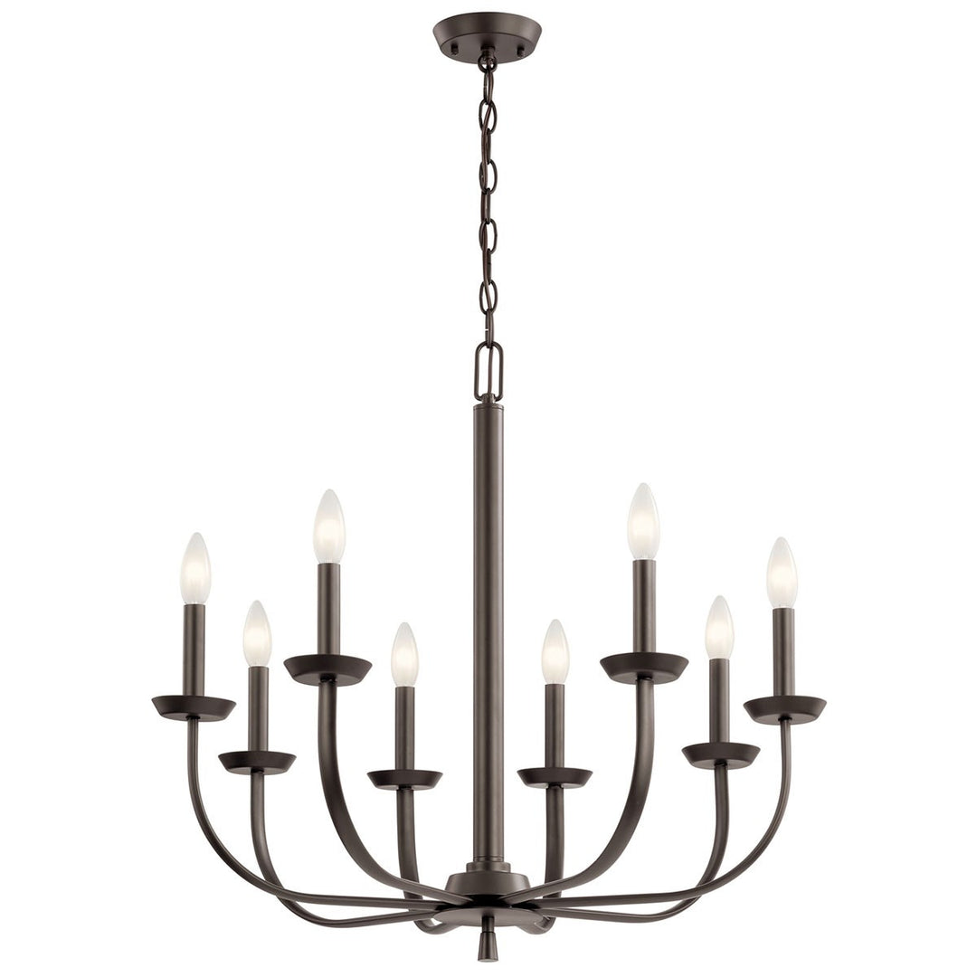Kennewick Eight Light Chandelier in Olde Bronze - available from The Lighting Shoppe, trusted by Canadian homeowners