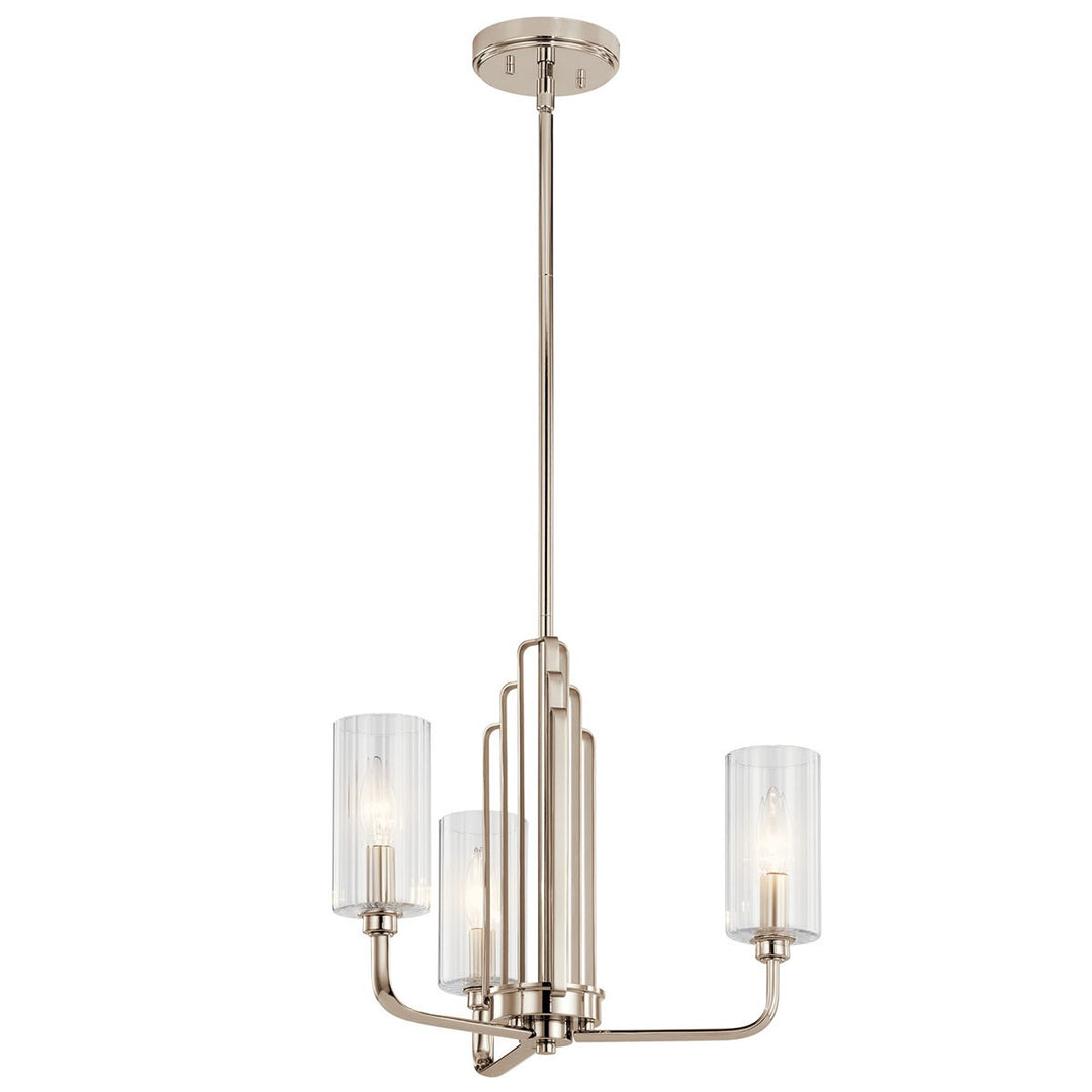 Kichler Canada - 52410PN - Three Light Chandelier - Kimrose - Polished Nickel