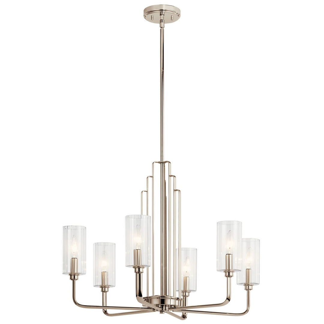 Kichler Canada - 52411PN - Six Light Chandelier - Kimrose - Polished Nickel